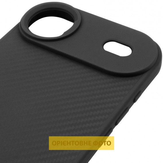 TPU чохол Carbon Protective with Magsafe для Apple iPhone 17 Air (6.5") Black