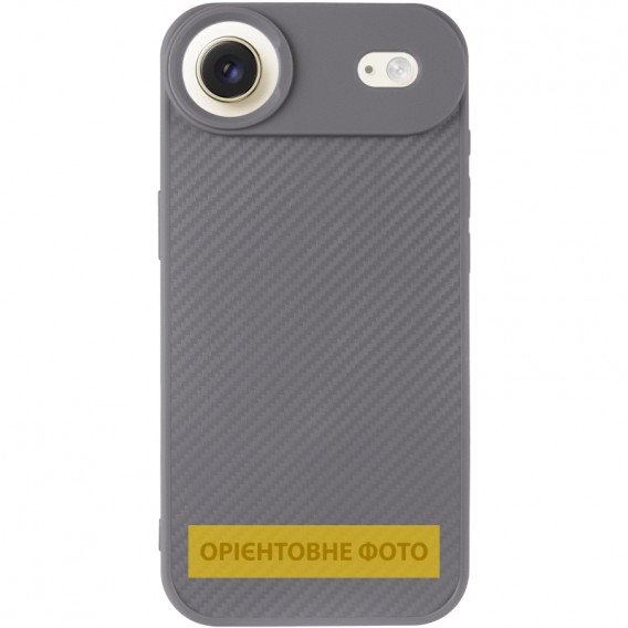 TPU чехол Carbon Protective with Magsafe для Apple iPhone 17 Air (6.5 дюйма) Grey
