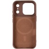 TPU чохол Carbon Protective with Magsafe для Apple iPhone 17 Pro Max (6.9") Coffee