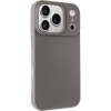 TPU чохол Carbon Protective with Magsafe для Apple iPhone 17 Pro Max (6.9") Grey