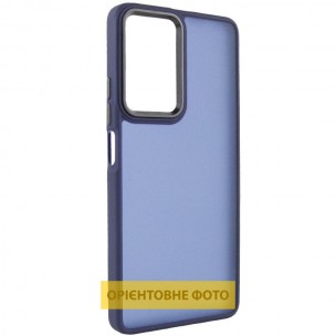 Чохол TPU+PC Lyon Frosted для Infinix Smart 10 Navy Blue Чохол TPU+PC Lyon Frosted для Infinix Smart 10 Navy Blue