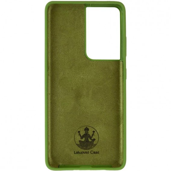 Чохол Silicone Cover Ummi Lakshmi (AA) для Samsung Galaxy S21 Ultra Зелений / Dark green