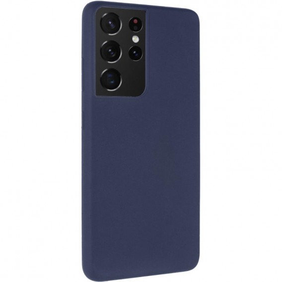 Чохол Silicone Cover Ummi Lakshmi (AA) для Samsung Galaxy S21 Ultra Синій / Midnight Blue