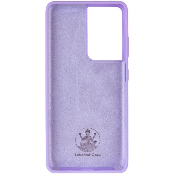 Чехол Silicone Cover Ummi Lakshmi (AA) для Samsung Galaxy S21 Ultra Сиреневый / Dasheen