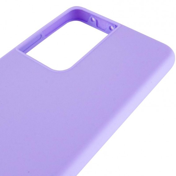 Чехол Silicone Cover Ummi Lakshmi (AA) для Samsung Galaxy S21 Ultra Сиреневый / Dasheen