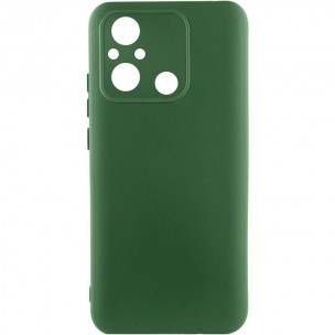 Чохол Silicone Cover Ummi Lakshmi Full Camera (AA) для Xiaomi Redmi 12C / Poco C55 Зелений / Dark green