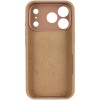 Чохол Silicone Case Full Camera Protective (AA) для Apple iPhone 17 Pro (6.3") Бежевий / Desert Gold