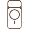 Чохол TPU+PC GETMAN Moon Clear with MagSafe для Apple iPhone 12 Pro (6.1") Brown