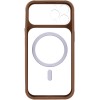 Чохол TPU+PC GETMAN Moon Clear with MagSafe для Apple iPhone 12 Pro (6.1") Brown