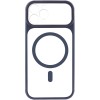 Чохол TPU+PC GETMAN Moon Clear with MagSafe для Apple iPhone 12 Pro (6.1") Blue