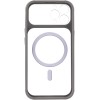 Чохол TPU+PC GETMAN Moon Clear with MagSafe для Apple iPhone 12 Pro (6.1") Grey