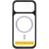 Чохол TPU+PC GETMAN Moon Clear with MagSafe для Apple iPhone 15 (6.1") Black