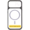 Чохол TPU+PC GETMAN Moon Clear with MagSafe для Apple iPhone 15 (6.1") Grey