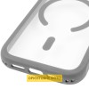 Чохол TPU+PC GETMAN Moon Clear with MagSafe для Apple iPhone 15 Pro (6.1") Grey