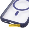 Чохол TPU+PC GETMAN Moon Clear with MagSafe для Apple iPhone 15 Pro (6.1") Blue