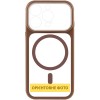 Чохол TPU+PC GETMAN Moon Clear with MagSafe для Apple iPhone 15 Pro Max (6.7") Brown