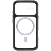 Чохол TPU+PC GETMAN Moon Clear with MagSafe для Apple iPhone 16 (6.1") Black