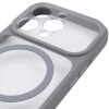 Чохол TPU+PC GETMAN Moon Clear with MagSafe для Apple iPhone 16 Pro Max (6.9") Grey