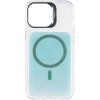 Чохол TPU+PC Jewel Sparkle with MagSafe для Apple iPhone 15 Pro (6.1") Aqua Blue