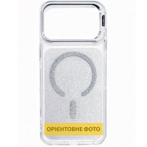 Чехол TPU+PC Jewel Sparkle with MagSafe для Apple iPhone 15 Pro (6.1 дюйма) Diamond White Чехол TPU+PC Jewel Sparkle with MagSafe для Apple iPhone 15 Pro (6.1 дюйма) Diamond White