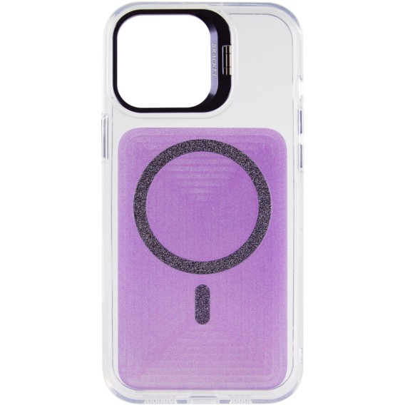 Чохол TPU+PC Jewel Sparkle with MagSafe для Apple iPhone 15 Pro (6.1") Lavender Glitter Чохол TPU+PC Jewel Sparkle with MagSafe для Apple iPhone 15 Pro (6.1") Lavender Glitter