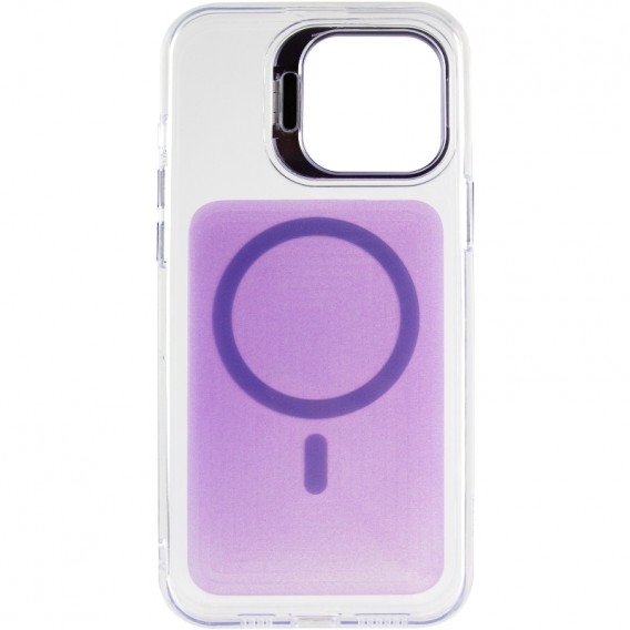 Чохол TPU+PC Jewel Sparkle with MagSafe для Apple iPhone 15 Pro (6.1") Lavender Glitter Чохол TPU+PC Jewel Sparkle with MagSafe для Apple iPhone 15 Pro (6.1") Lavender Glitter