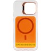 Чохол TPU+PC Jewel Sparkle with MagSafe для Apple iPhone 15 Pro (6.1") Orange Sparkle