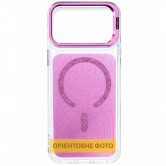 Чехол TPU+PC Jewel Sparkle with MagSafe для Apple iPhone 15 Pro (6.1 дюйма) Pink Ruby
