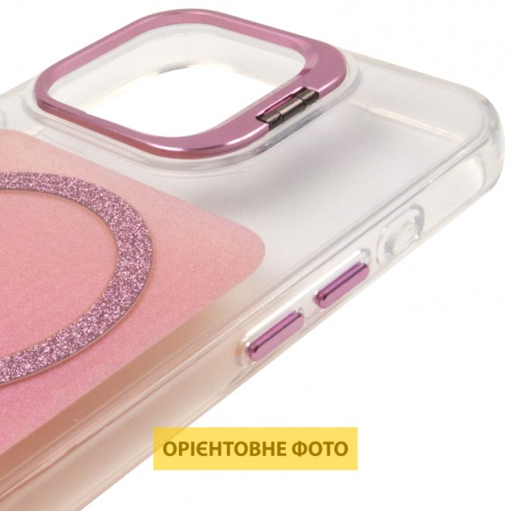 Чохол TPU+PC Jewel Sparkle with MagSafe для Apple iPhone 15 Pro (6.1") Pink Ruby