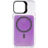 Чохол TPU+PC Jewel Sparkle with MagSafe для Apple iPhone 15 Pro (6.1") Violet Shimmer