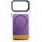 Чехол TPU+PC Jewel Sparkle with MagSafe для Apple iPhone 15 Pro (6.1 дюйма) Violet Shimmer