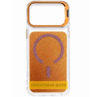 Чохол TPU+PC Jewel Sparkle with MagSafe для Apple iPhone 15 Pro Max (6.7") Orange Sparkle