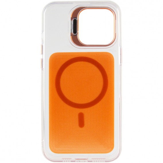 Чохол TPU+PC Jewel Sparkle with MagSafe для Apple iPhone 15 Pro Max (6.7") Orange Sparkle Чохол TPU+PC Jewel Sparkle with MagSafe для Apple iPhone 15 Pro Max (6.7") Orange Sparkle