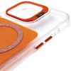 Чохол TPU+PC Jewel Sparkle with MagSafe для Apple iPhone 15 Pro Max (6.7") Orange Sparkle