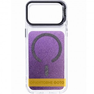 Чехол TPU+PC Jewel Sparkle with MagSafe для Apple iPhone 16 Pro (6.3 дюйма) Violet Shimmer