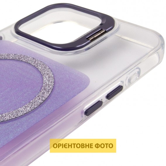Чохол TPU+PC Jewel Sparkle with MagSafe для Apple iPhone 16 Pro (6.3") Violet Shimmer