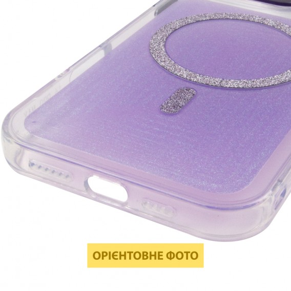 Чохол TPU+PC Jewel Sparkle with MagSafe для Apple iPhone 16 Pro (6.3") Violet Shimmer