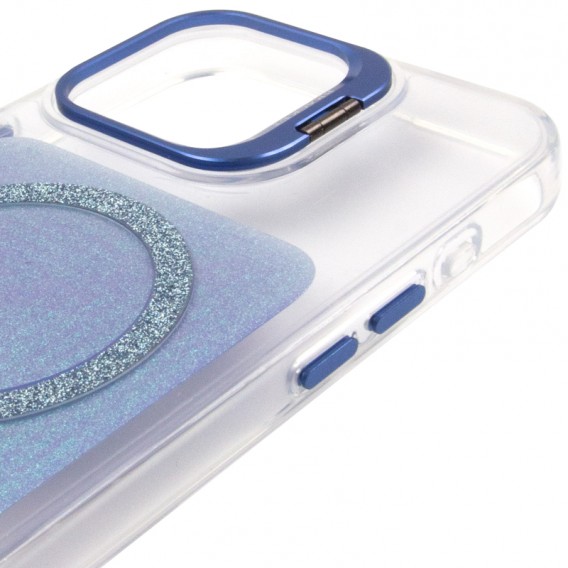 Чохол TPU+PC Jewel Sparkle with MagSafe для Apple iPhone 16 Pro (6.3") Royal Blue
