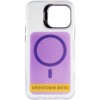 Чохол TPU+PC Jewel Sparkle with MagSafe для Apple iPhone 16 Pro (6.3") Lavender Glitter