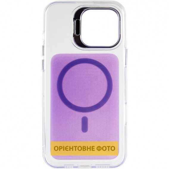 Чохол TPU+PC Jewel Sparkle with MagSafe для Apple iPhone 16 Pro (6.3") Lavender Glitter Чохол TPU+PC Jewel Sparkle with MagSafe для Apple iPhone 16 Pro (6.3") Lavender Glitter