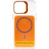 Чохол TPU+PC Jewel Sparkle with MagSafe для Apple iPhone 16 Pro (6.3") Orange Sparkle