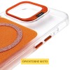 Чохол TPU+PC Jewel Sparkle with MagSafe для Apple iPhone 16 Pro (6.3") Orange Sparkle
