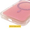 Чохол TPU+PC Jewel Sparkle with MagSafe для Apple iPhone 16 Pro (6.3") Pink Ruby