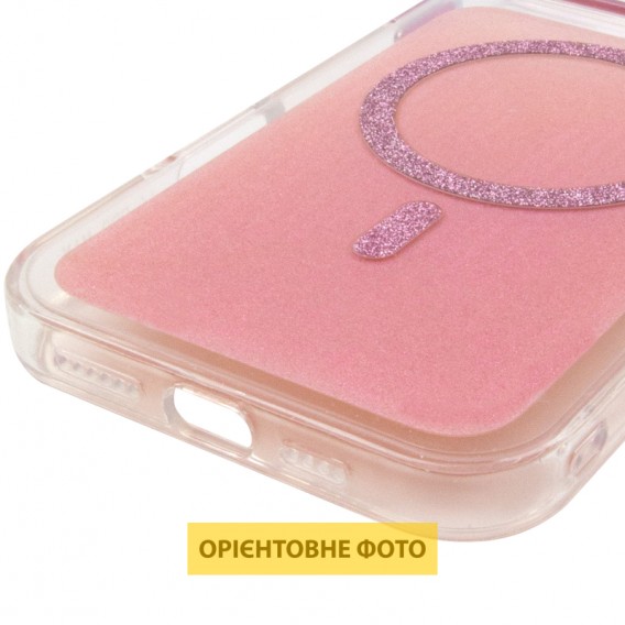 Чохол TPU+PC Jewel Sparkle with MagSafe для Apple iPhone 16 Pro (6.3") Pink Ruby