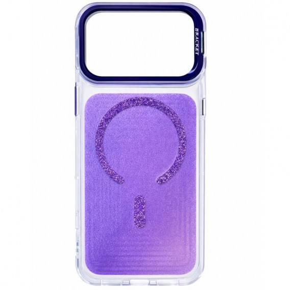 Чохол TPU+PC Jewel Sparkle with MagSafe для Apple iPhone 17 Pro Max (6.9") Lavender Glitter