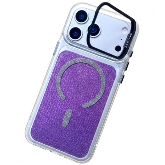 Чохол TPU+PC Jewel Sparkle with MagSafe для Apple iPhone 17 Pro Max (6.9") Violet Shimmer