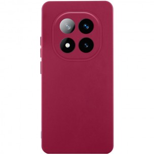 Чохол TPU GETMAN Liquid Silk Full Camera для Xiaomi Redmi Note 15 Pro 5G Бордовий / Marsala