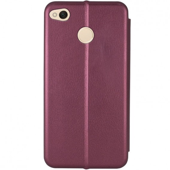 Шкіряний чохол-книжка Classy для Xiaomi Redmi 4X Бордовий