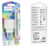 МЗП Hoco C109A Fighter QC3.0 18W (1USB-A) + кабель USB to MicroUSB White