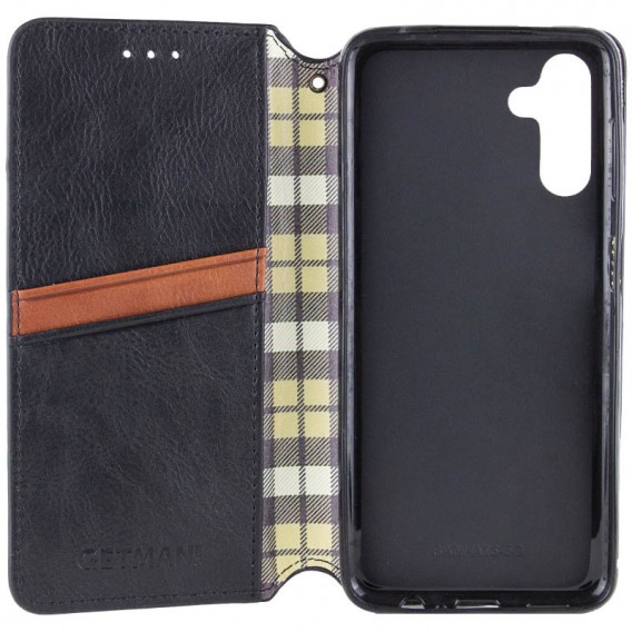 Шкіряний чохол-книжка GETMAN Cubic (PU) для Samsung Galaxy M14 5G Чорний